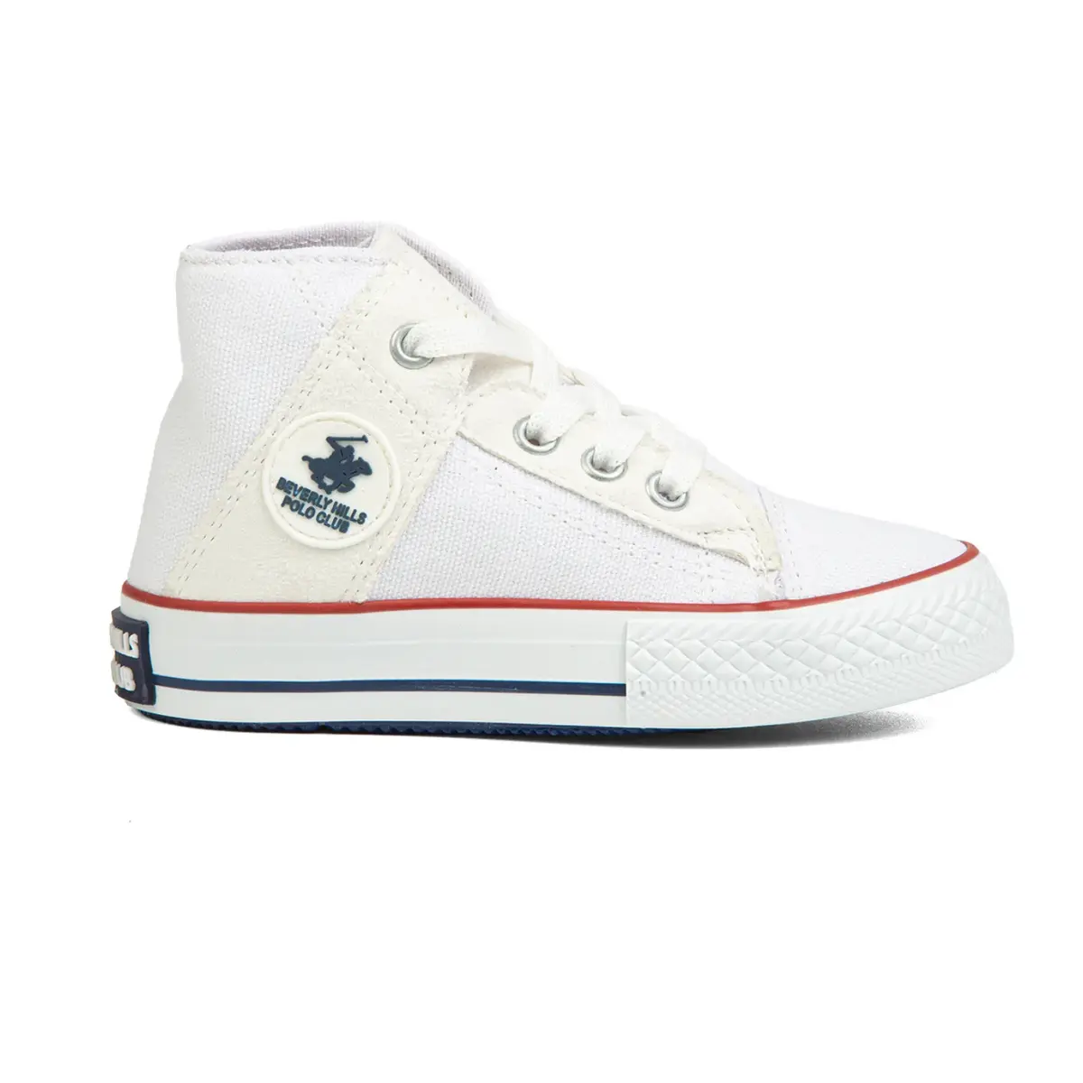 Beverly Hills Polo Club Ayakkabı Spor Patik Suni Deri Beyaz