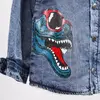 Overdo Gömlek Welsoft Dinazor Baskılı Mavi Denim