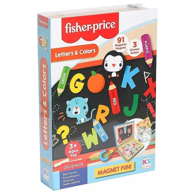 Fisher Price Baby Puzzle - Harfler Ve Renkler