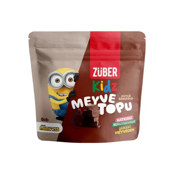 Züber Kidz Sütlü Kakaolu Meyve Topu 42g