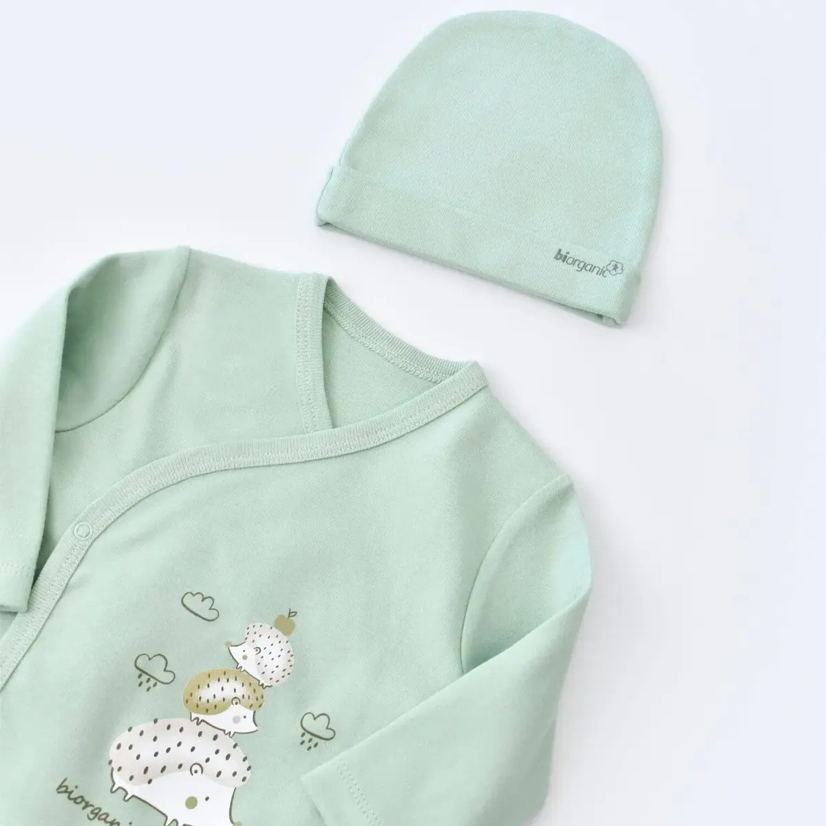 Bibaby Organik Zıbın Takımı 3lü Happ6y Always Yeşil