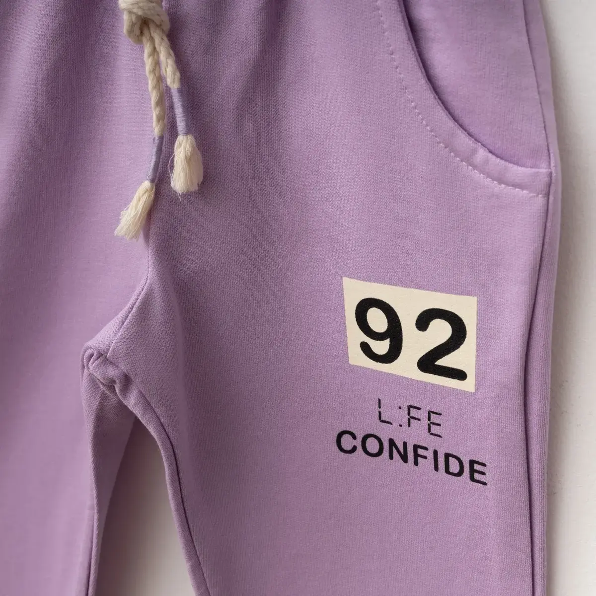Winimo 2li Takım 92 Life Confide Baskılı Lila
