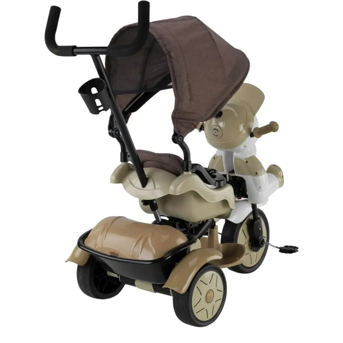 Babyhope Yupi Triycle Lüx Üç Tekerlikli Bisiklet Kahve