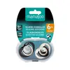 Mamajoo Silikon Emzik 2li Gece ve Gündüz & Sterilizasyon Saklama Kutusu 6+ Ay Black Pearl