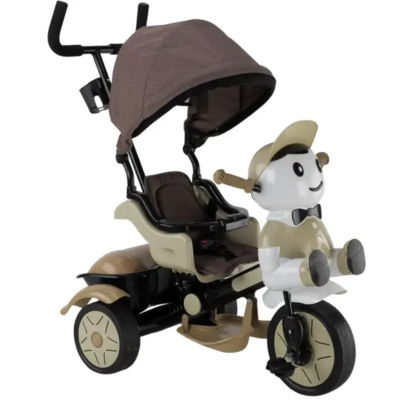 Babyhope Yupi Triycle Lüx Üç Tekerlikli Bisiklet Kahve