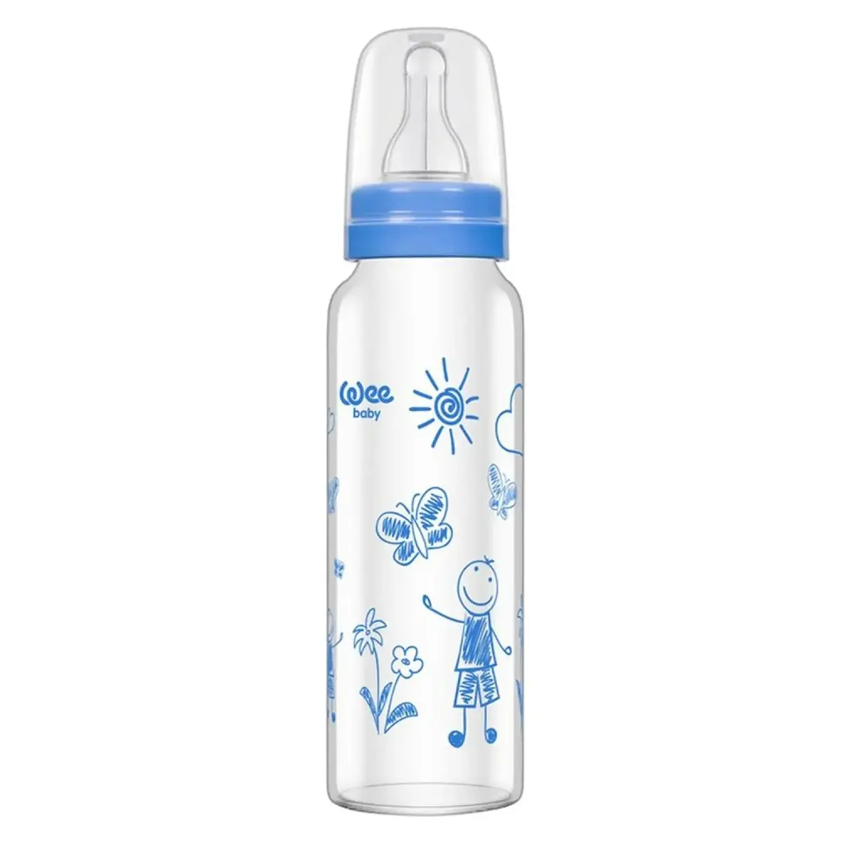 Wee Baby Isıya Dayanıklı Cam Biberon 240 ml