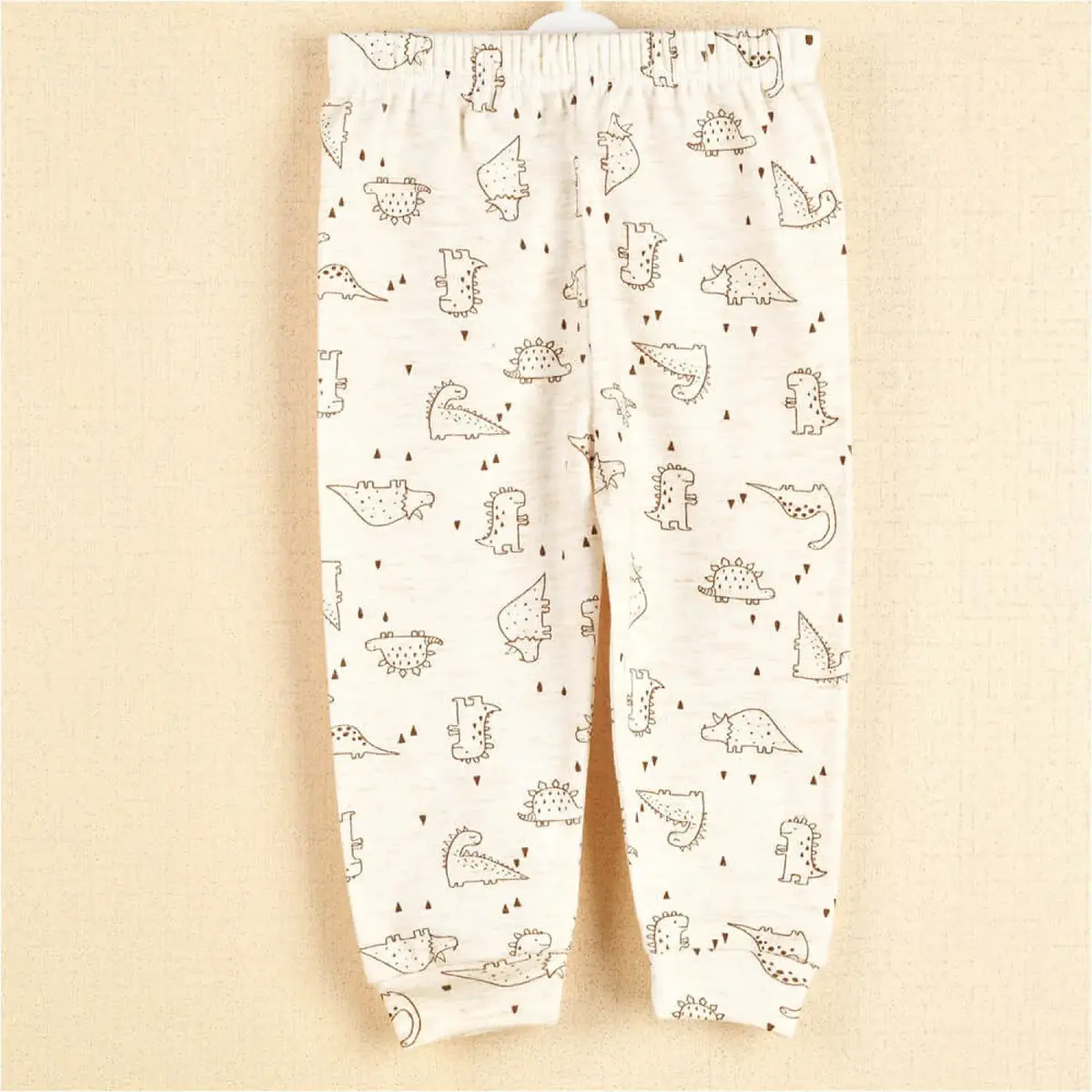 Rany Baby Kids Pijama Takımı Dinozor Kahverengi