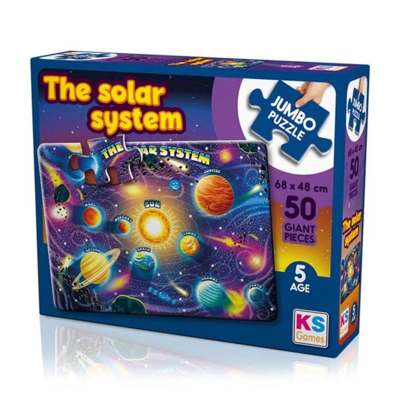 KS Games The Solar System Jumbo Puzzle 12 Parça