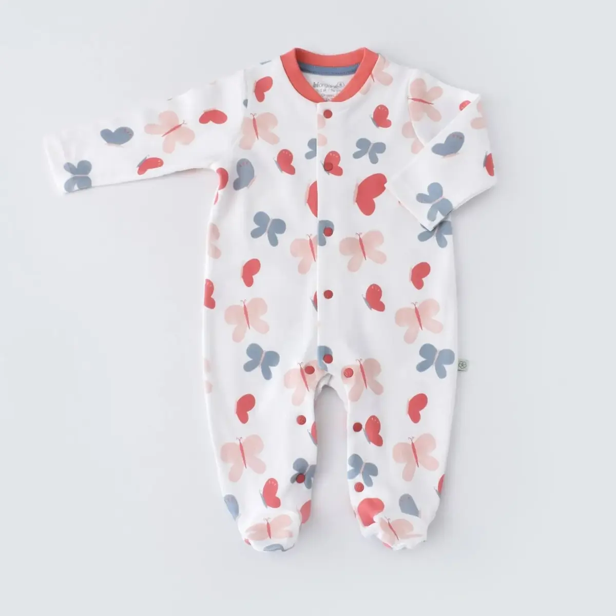 Bibaby Organik Hastane Çıkışı 10lu Wild Flowers Coral