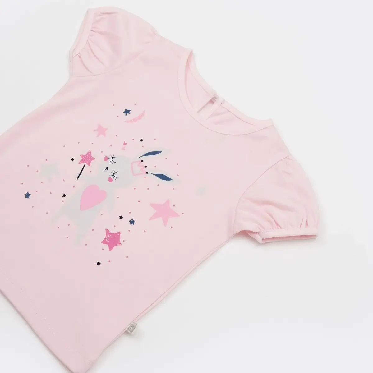 Bibaby 2li Takım Şortlu Cute Magic Bunny Pembe