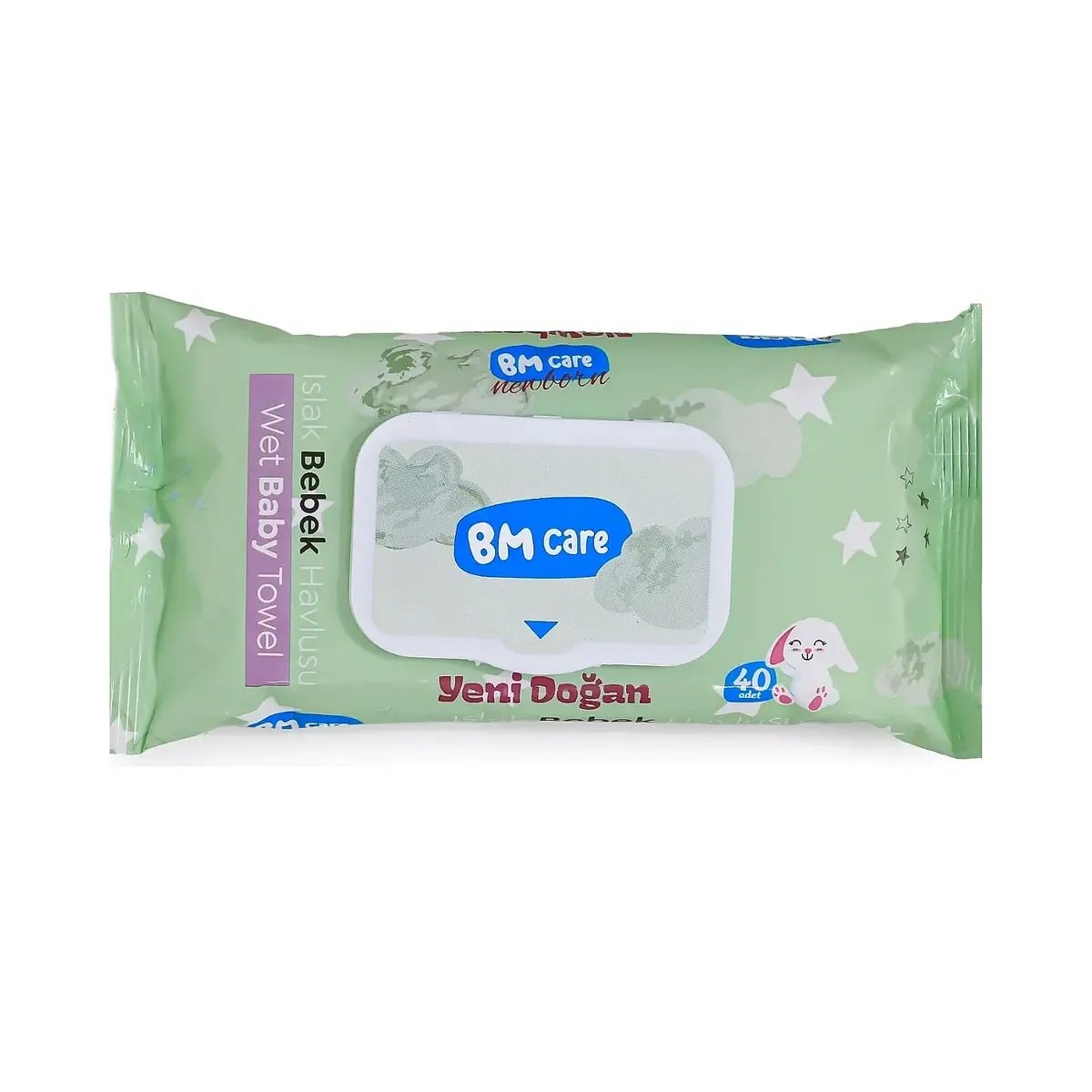 BM Care Yenidoğan Islak Havlu 3x40lı