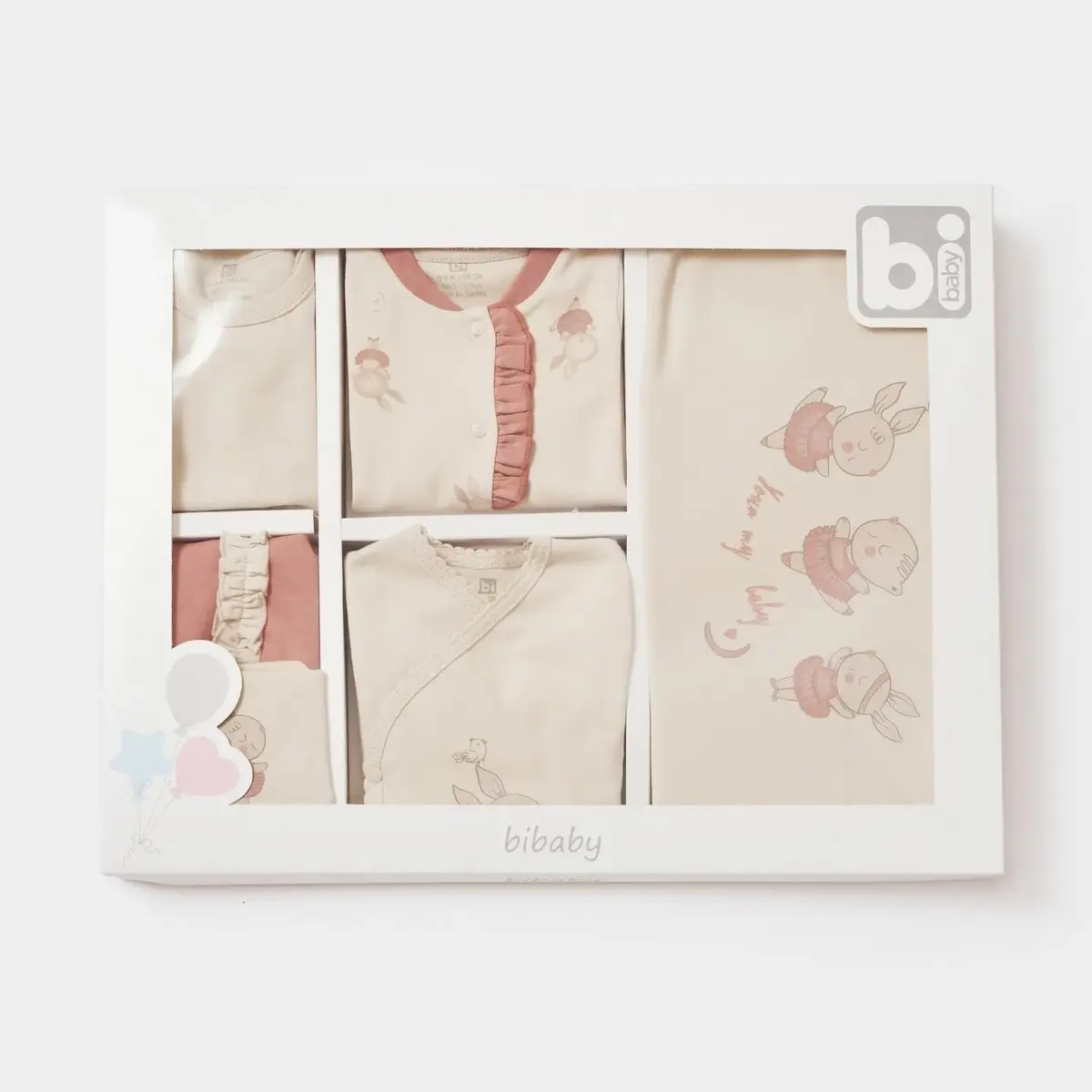 Bibaby Hastane Çıkışı 10lu Ballery Princess Bej - Gül Kurusu