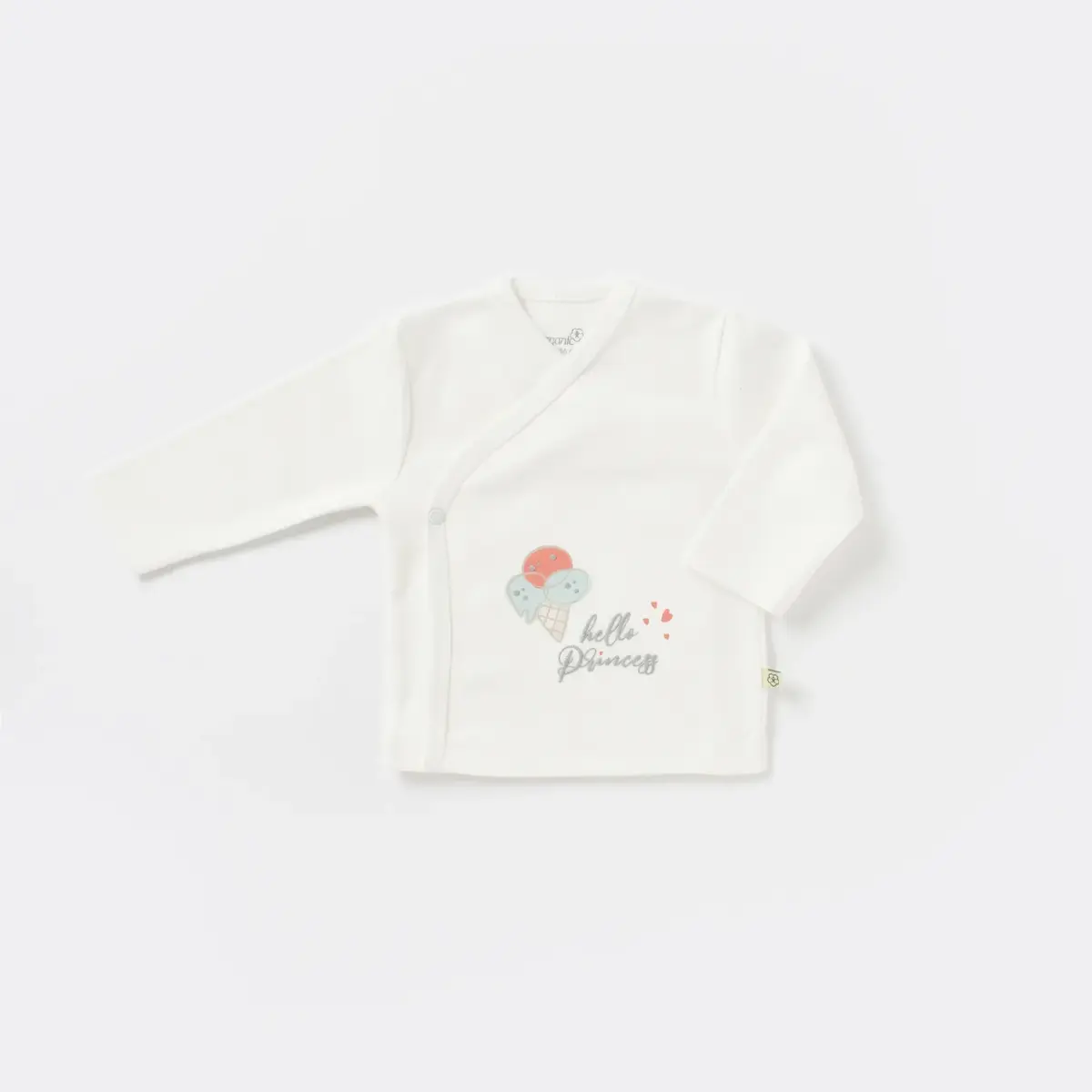 Bibaby Organik Hastane Çıkışı 5li Pretty Ears Bunny Mint - Ekru