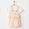 Andy Wawa Salopet Jumpsuit Spring Birds Ekru - Somon
