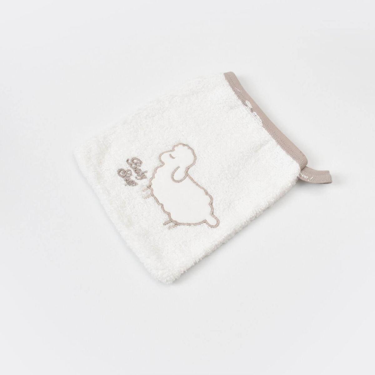 Bibaby Organik Bornoz Takımı Curly Sheep Bej