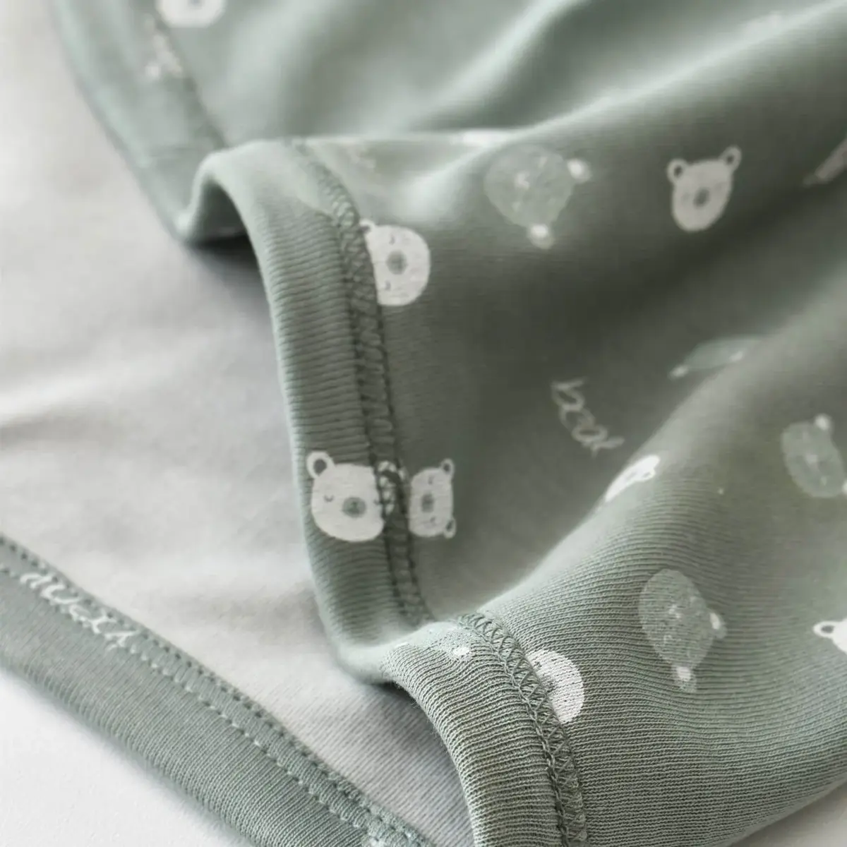 Bibaby Organik Battaniye Hug Me Bear Yeşil