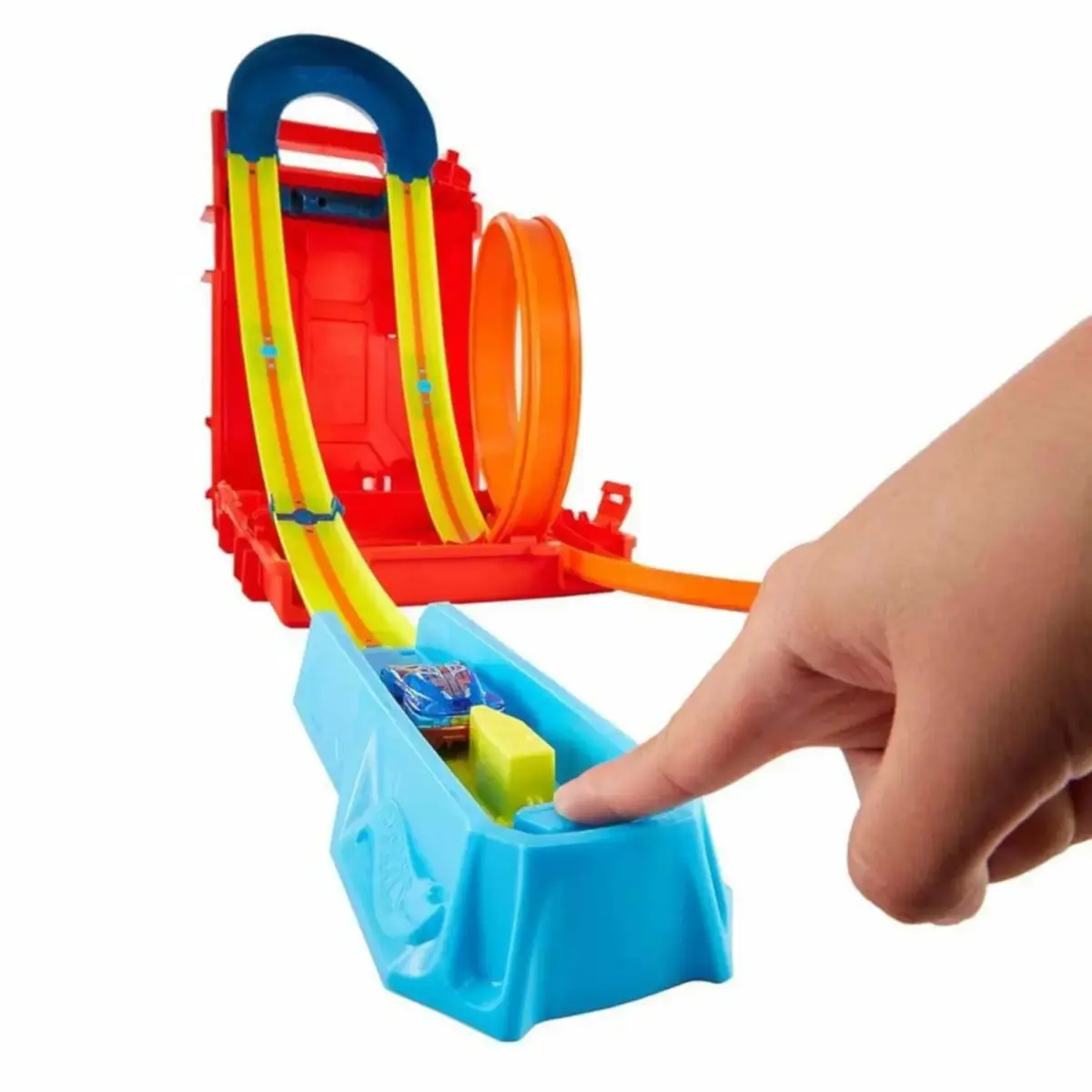 Hot Wheels Track Builder Benzin Bidonu Akrobasi Seti 