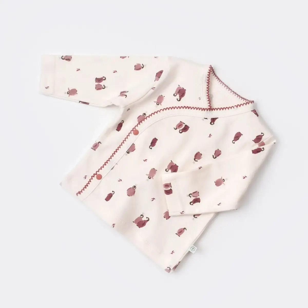 Bibaby Organik Zıbın Takımı 3lü Little Love Rose Dry