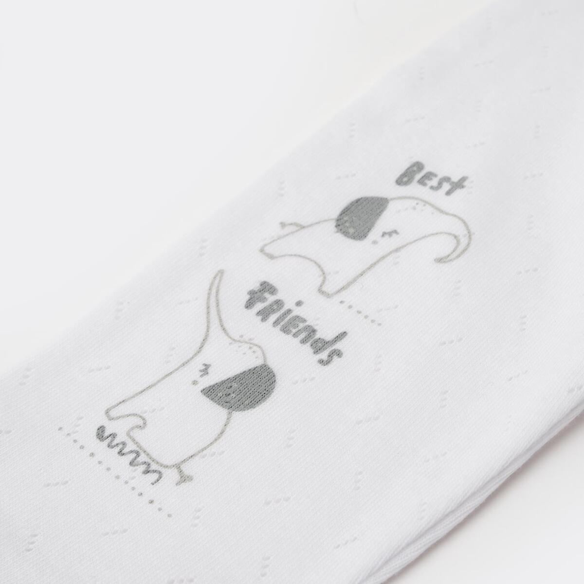 Bibaby Pantolon Patiksiz Best Friends Beyaz