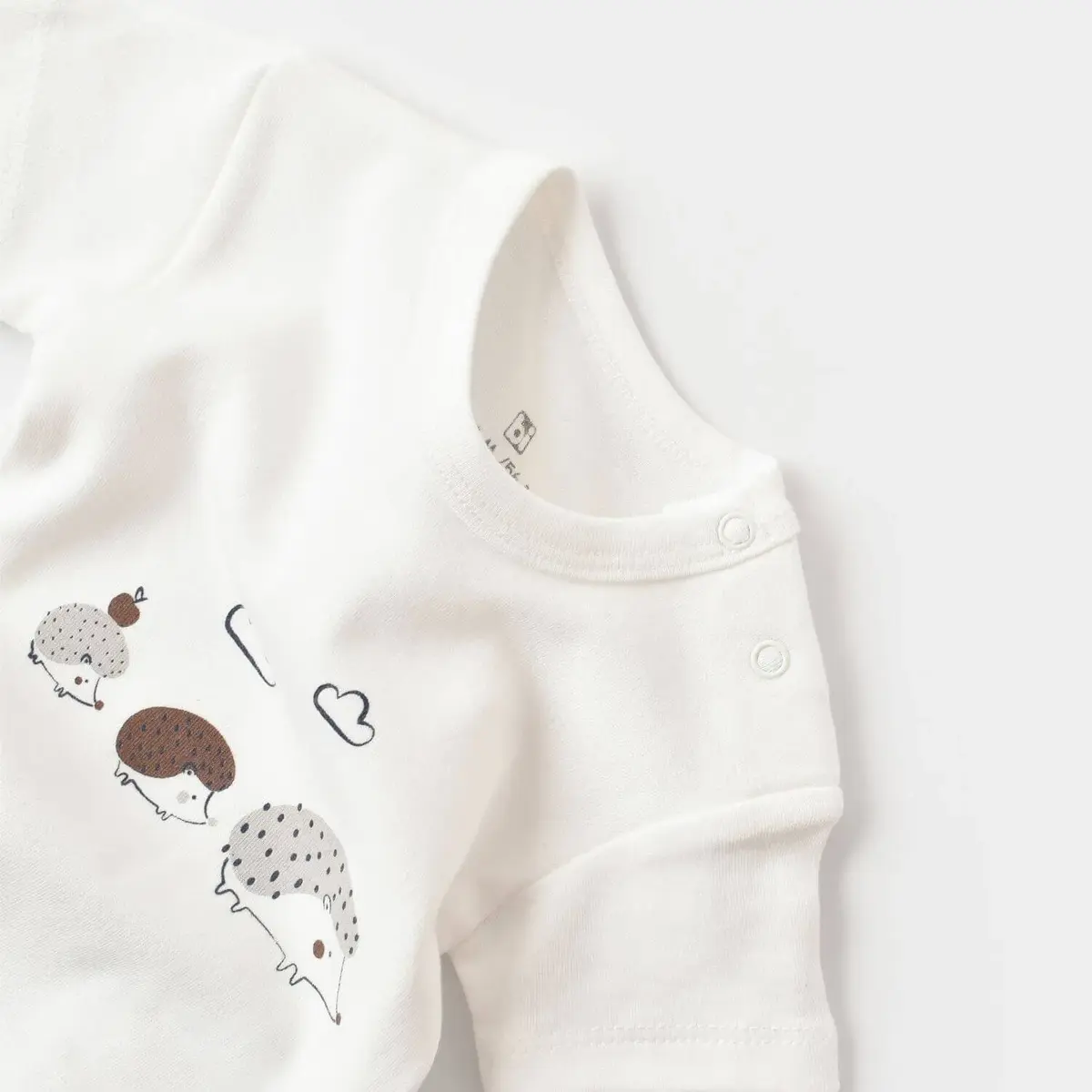 Bibaby Body Kısa Kol Summer Special Ekru
