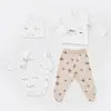 Bibaby Organik Zıbın Takımı Magic Starfish Prematüre Latte
