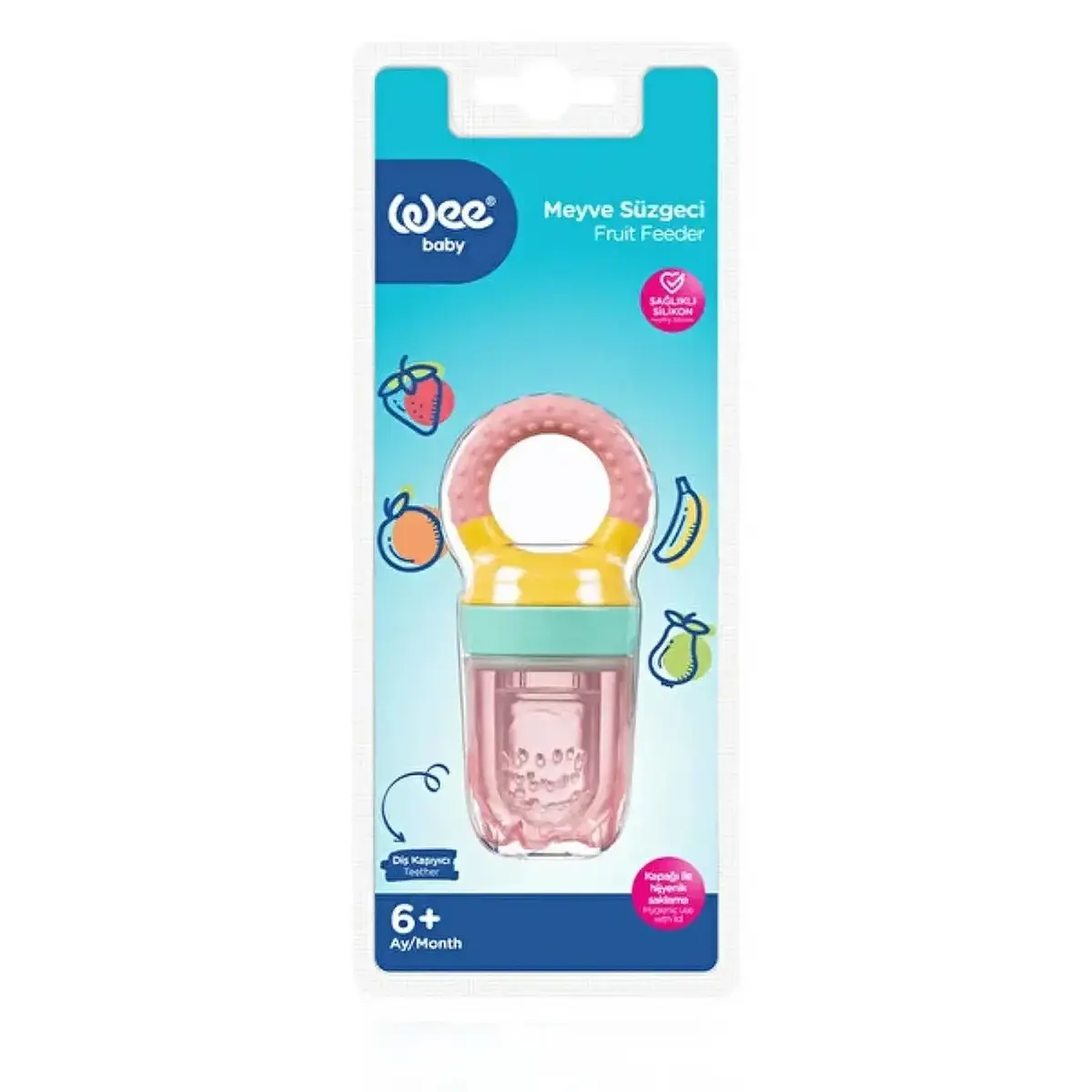 Wee Baby Meyve Süzgeci Pembe