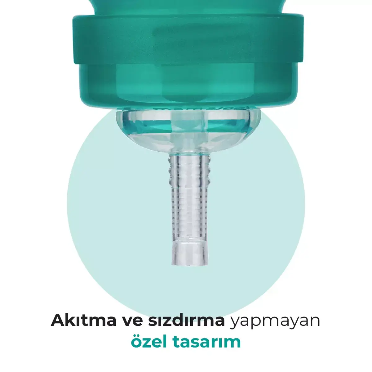 Mamajoo Akıtmaz Pipetli Bardak 270 ml Yeşil 