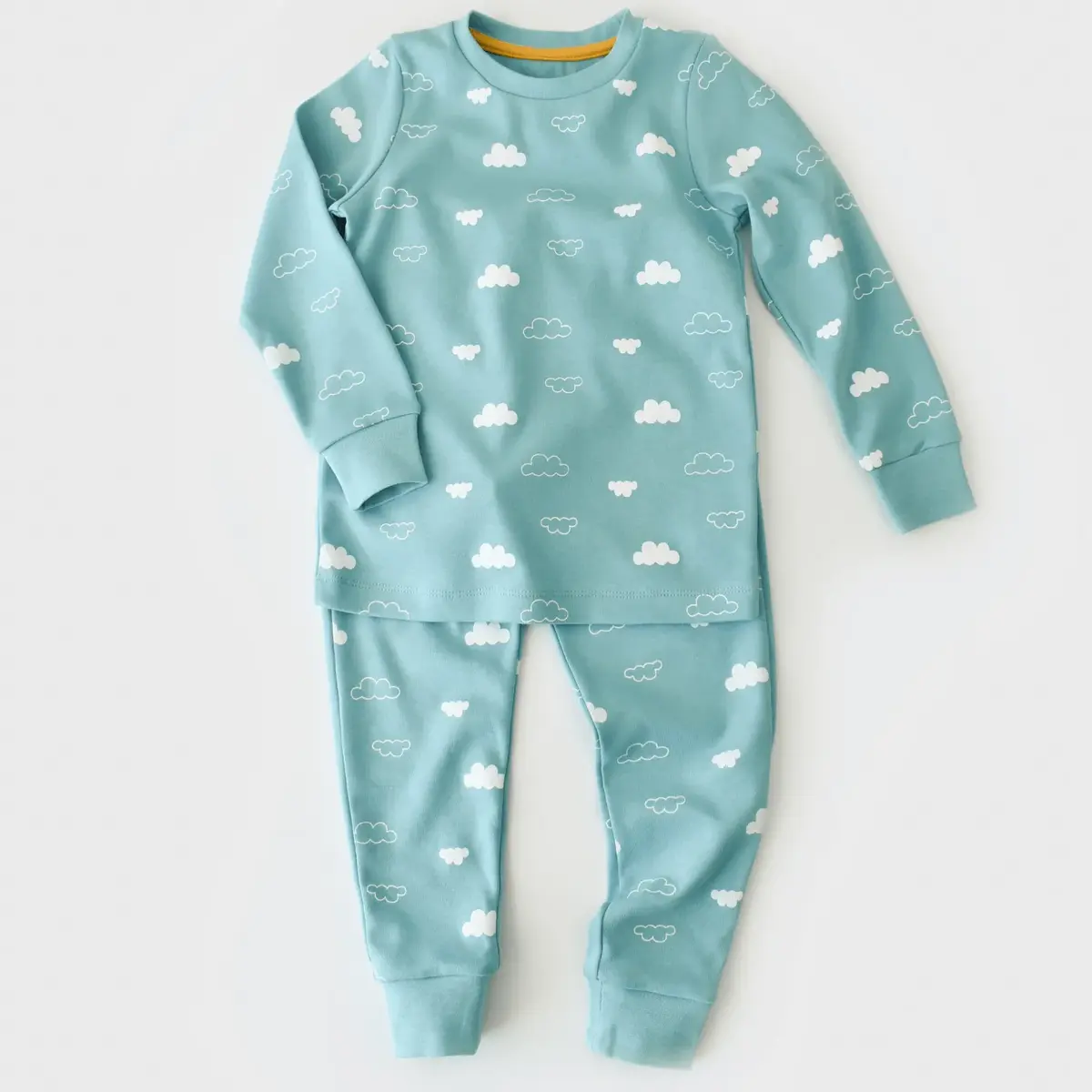 Bibaby Pijama Takımı Cute Cloudy Mint