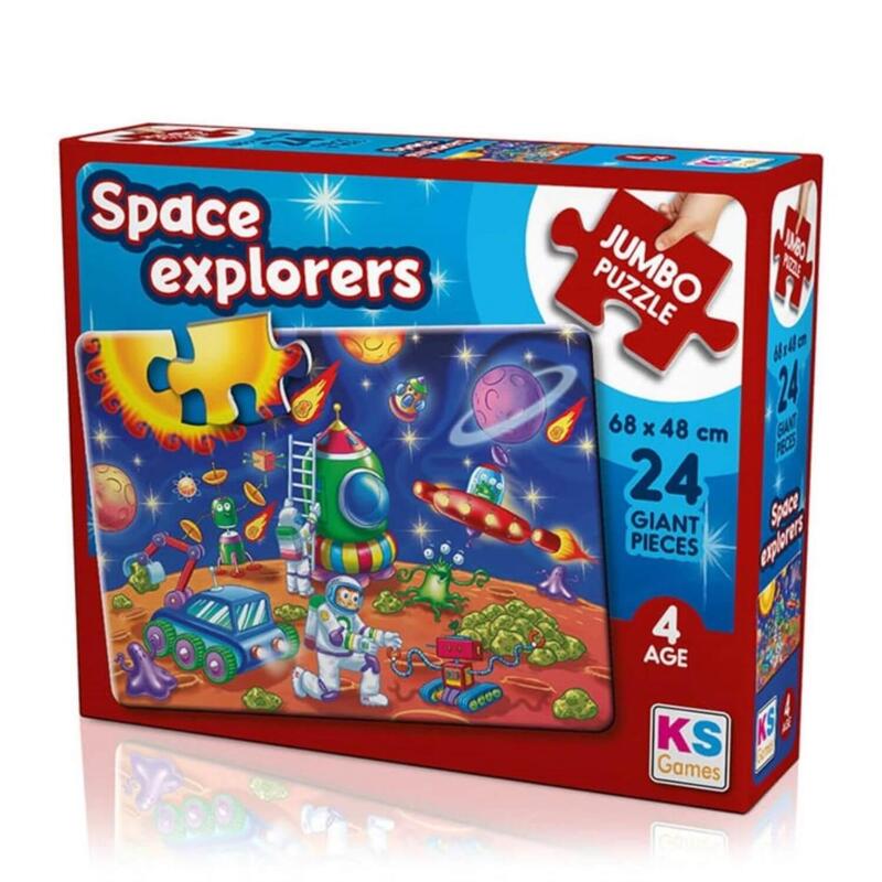KS Games Space Explorers Jumbo Puzzle 12 Parça