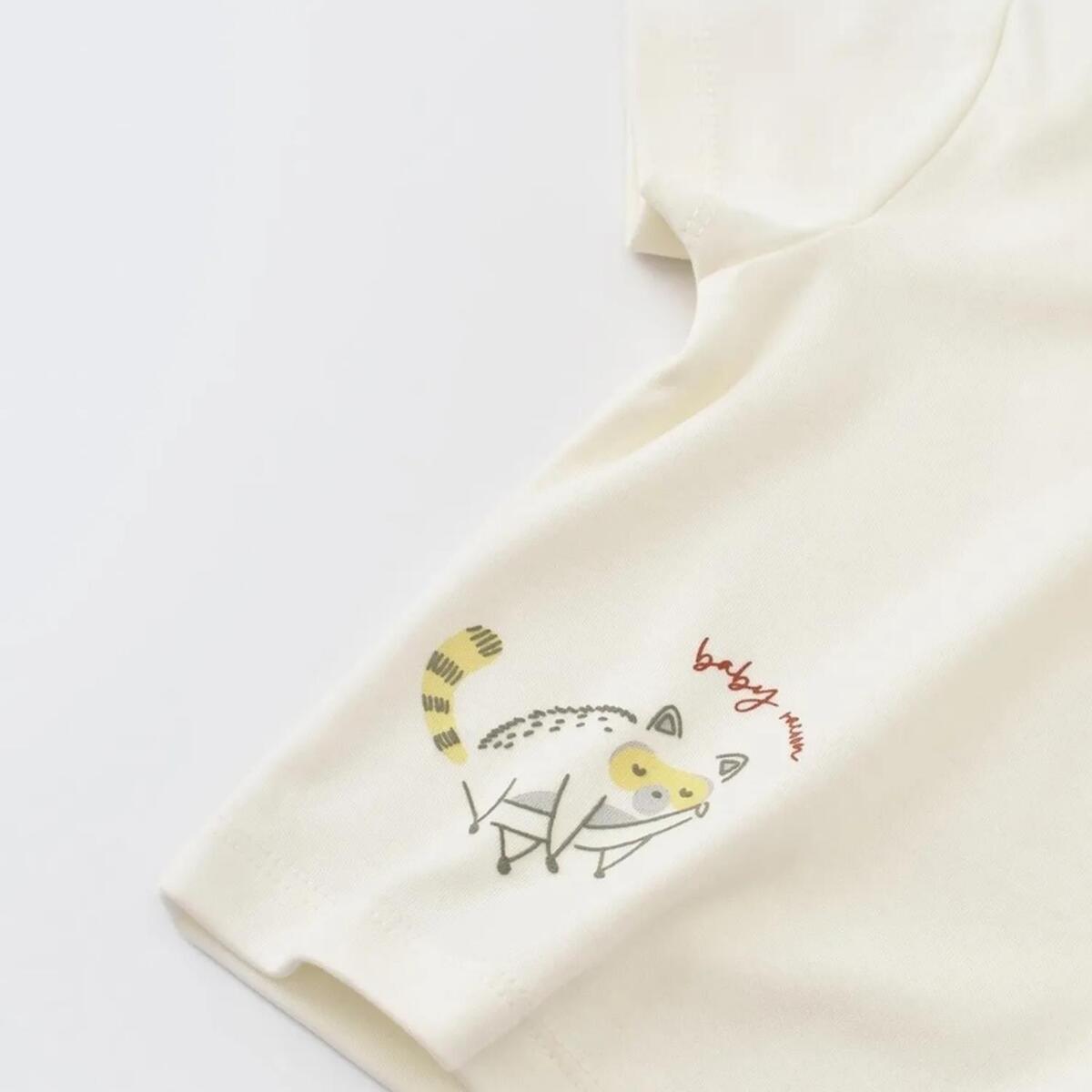 Bibaby Organik 2li Takım Şortlu Baby Racoon Lemon Grass Vanilla Ice