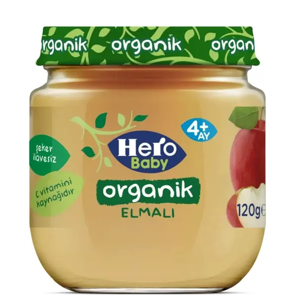Hero Baby Organik Elma Püresi 120 Gr
