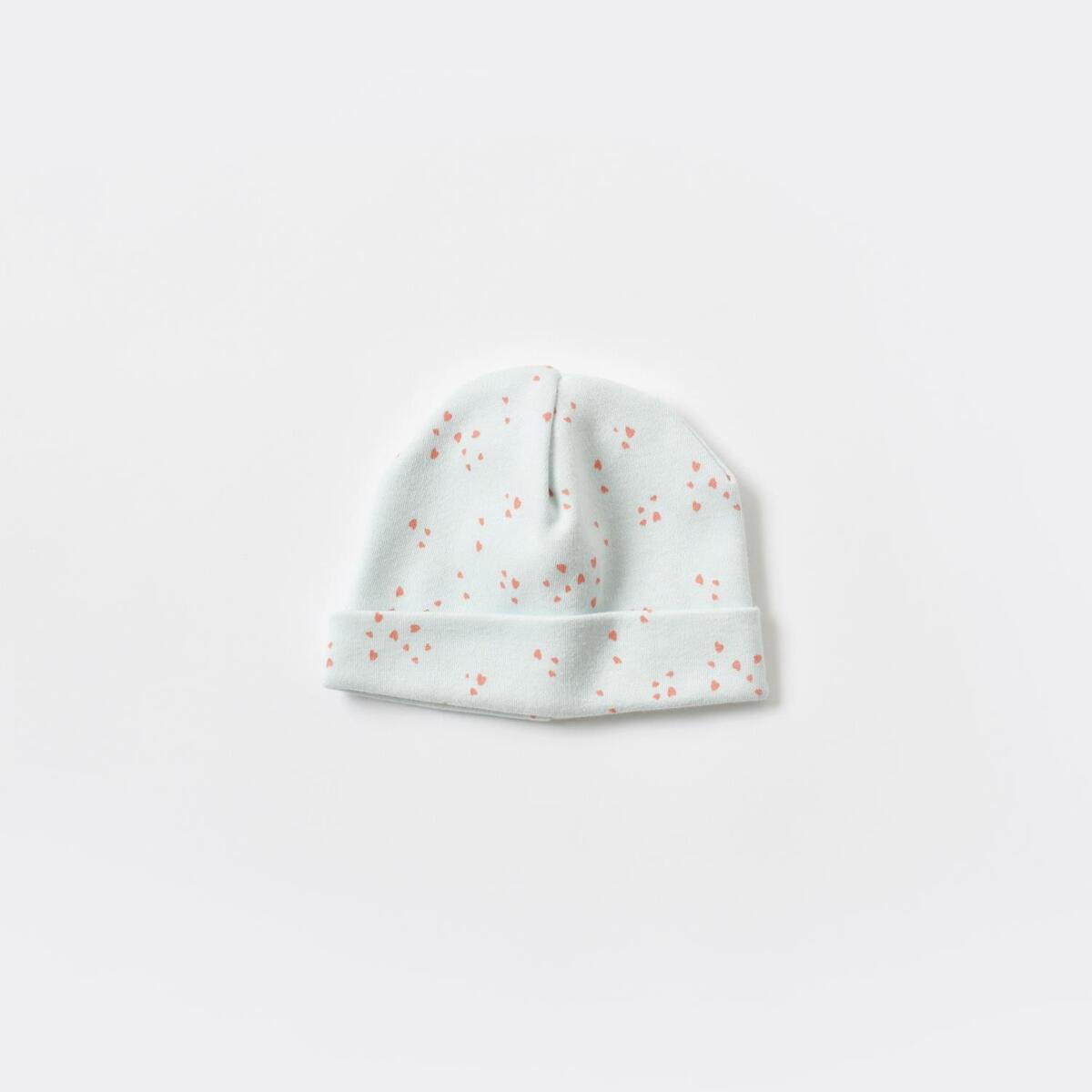 Bibaby Organik Zıbın Takımı Pretty Ears Bunny Prematüre Mint - Ekru