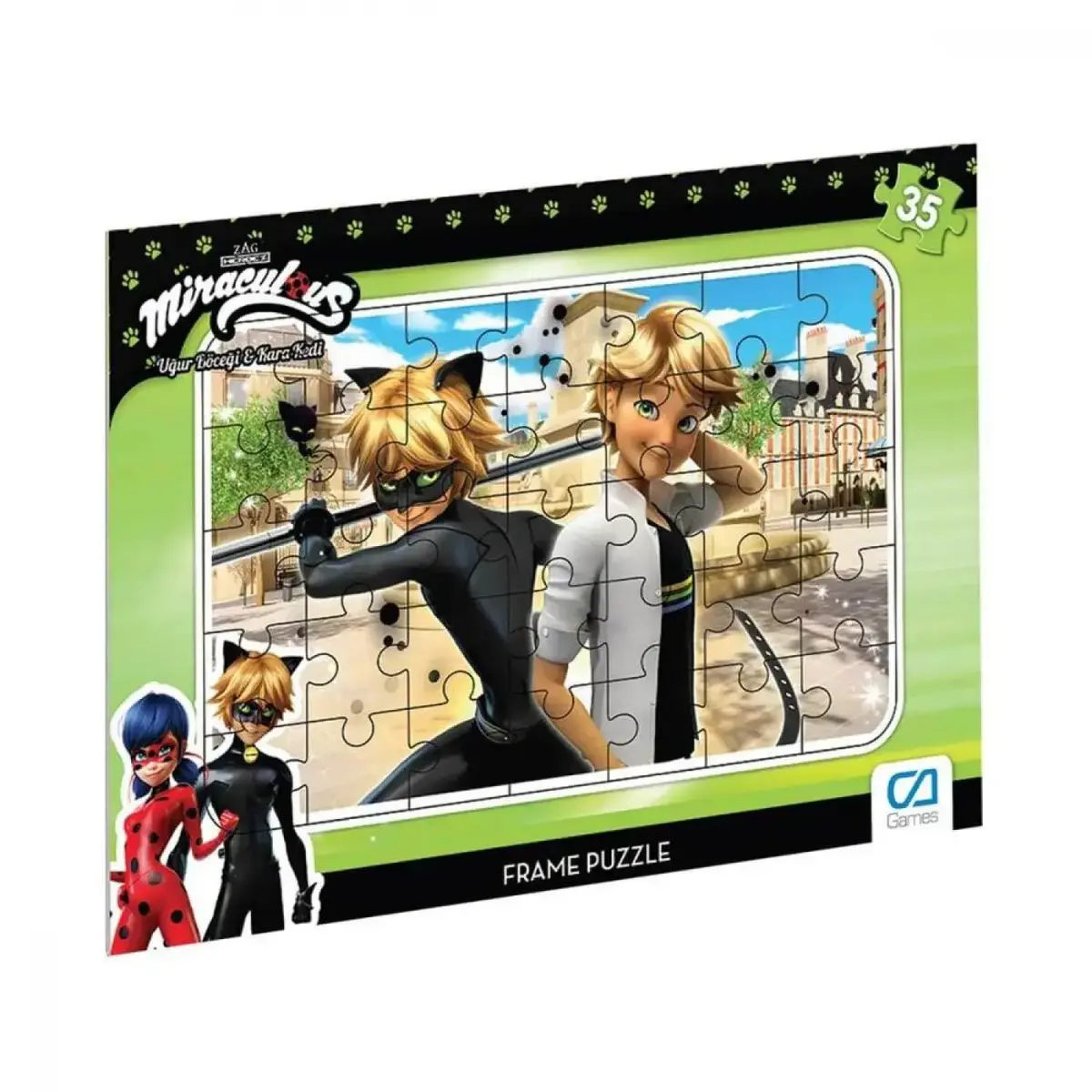 Ca Games Mıraculous Frame Puzzle 35 Parça