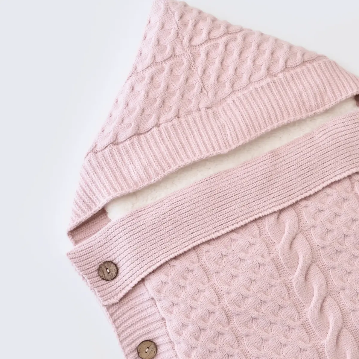 Bibaby Kundak Zincir Triko Pembe