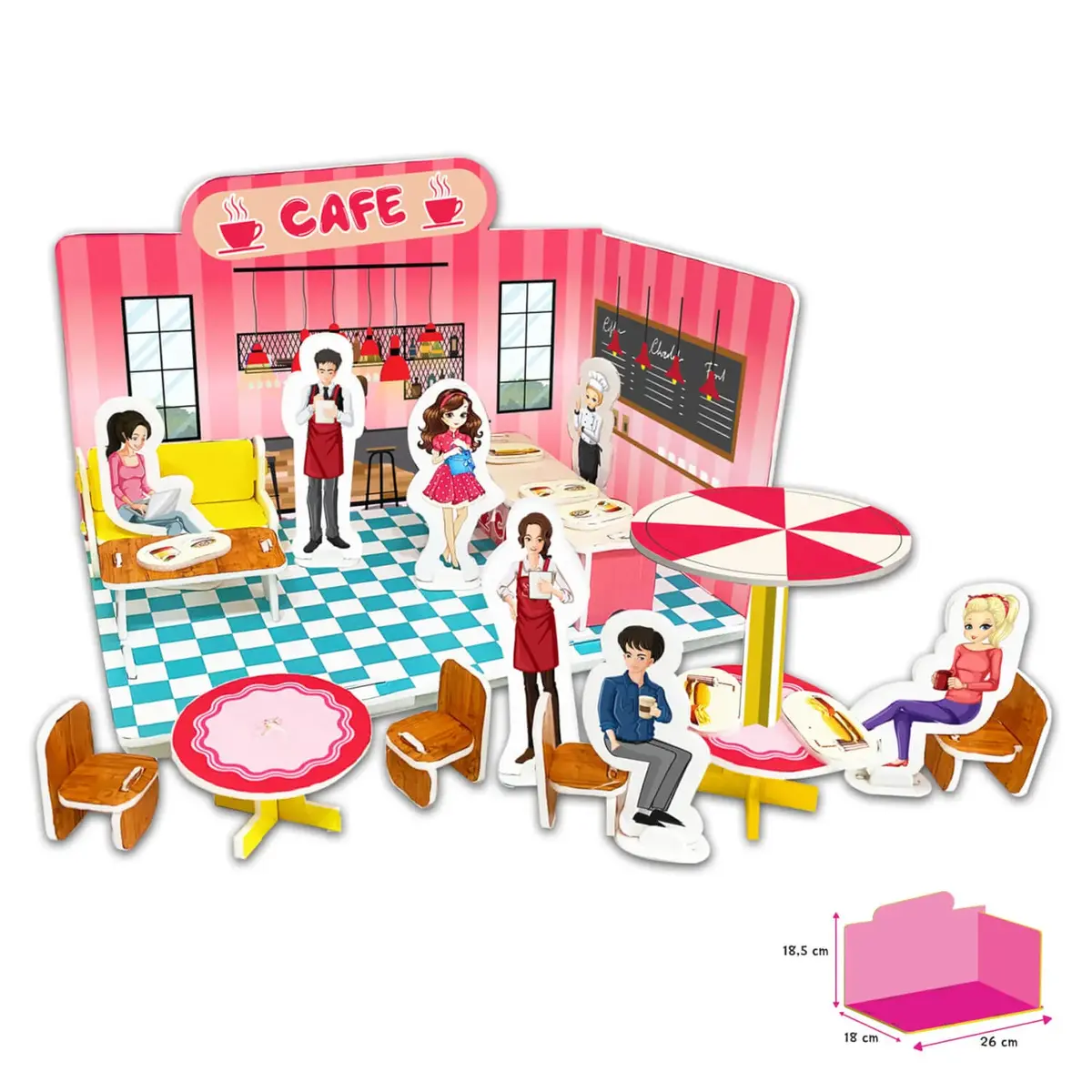 Akar Moods Cafe 3D Maket Akar Moods Cafe 3D Maket