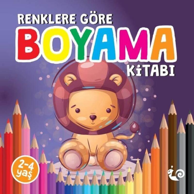 Renklere Göre 24 Sayfa Boyama Kitabı 