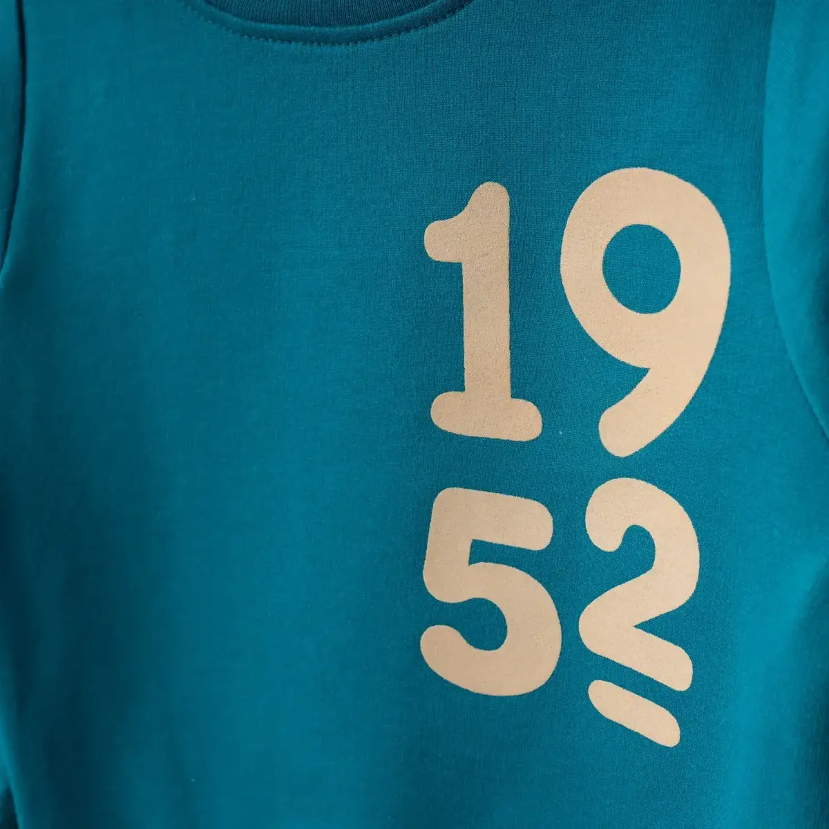 Bebolly Sweatshirt 1952 Baskılı Turkuaz