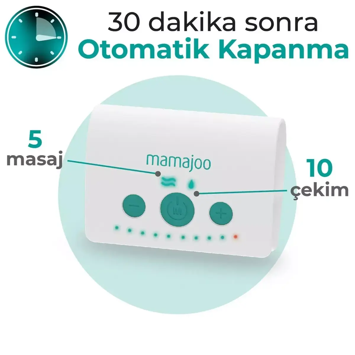 Mamajoo Elektronik USB Tekli Göğüs Pompası & Anne Sütü Saklama Kabı 160 ml