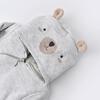 Bibaby Organik Hırka Hug Me Bear Kar Melanj