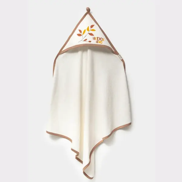 Moi Noi Havlu Yaprak Baskılı Kirpi