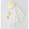 Bibaby Bornoz Takımı Smiley Bird Ekru - Sarı