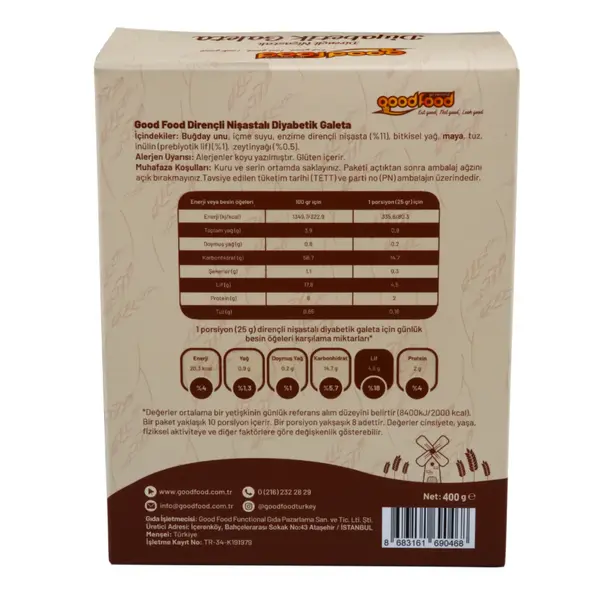 Good Food Diyabetik Galeta 230 gr