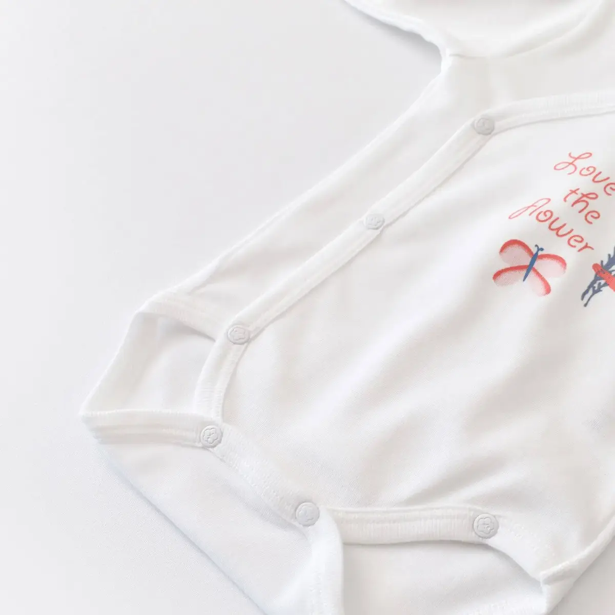 Bibaby Organik Zıbın Takımı Wild Flowers Coral