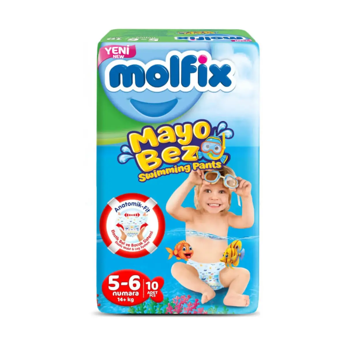 Molfix Mayo Bez 5-6 numara 14+ Kg 10 adet