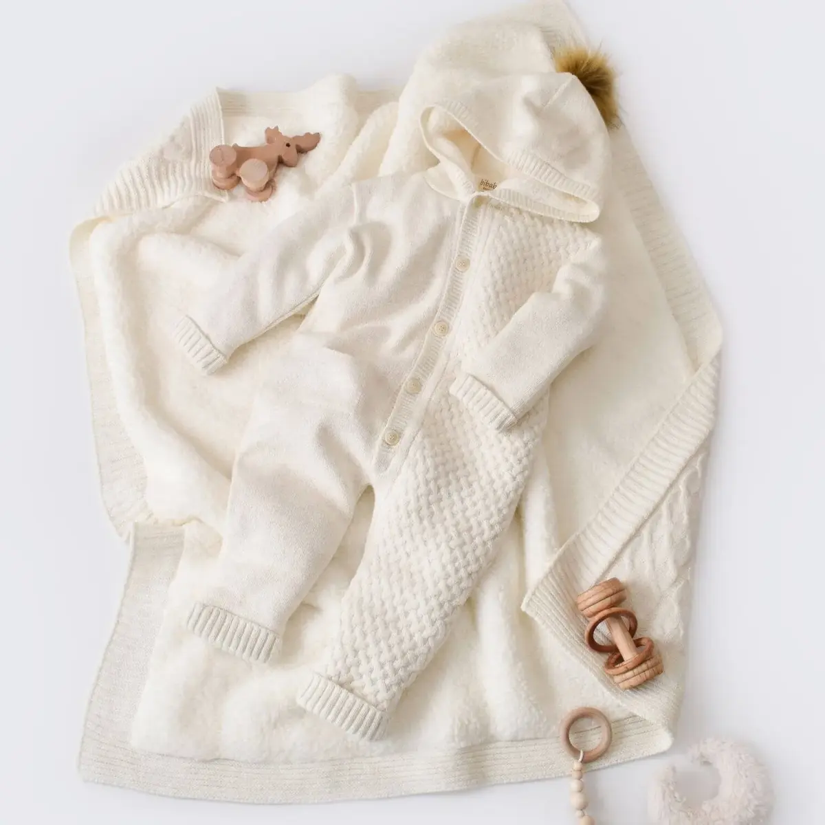 Bibaby Tulum Cepli Welsoft Triko Ekru