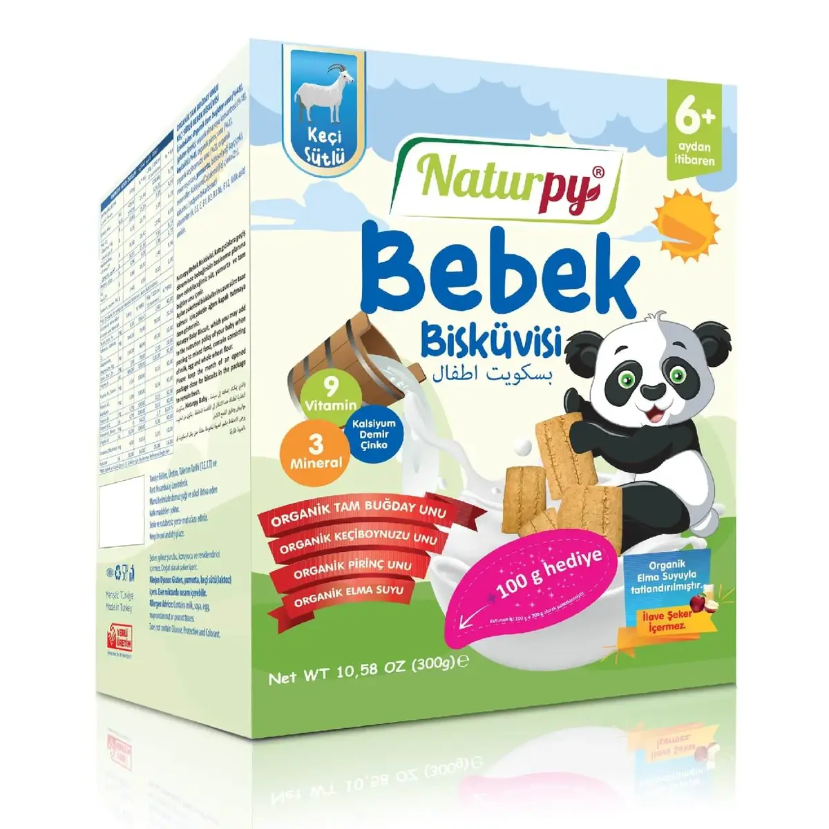 Naturpy Glutensiz Bebek Bisküvisi 250 gr