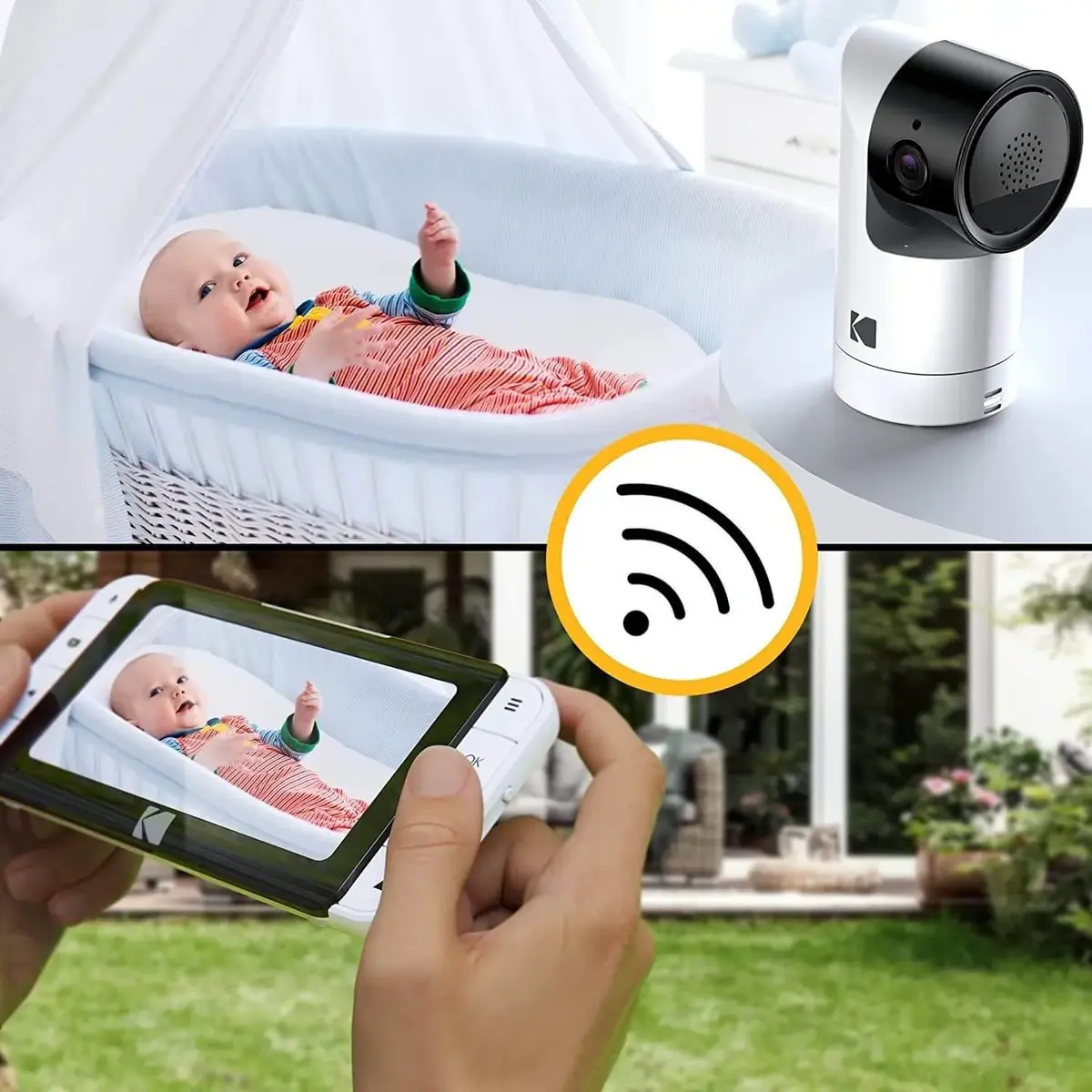 Kodak Cherish C525P Akıllı Bebek Monitörü