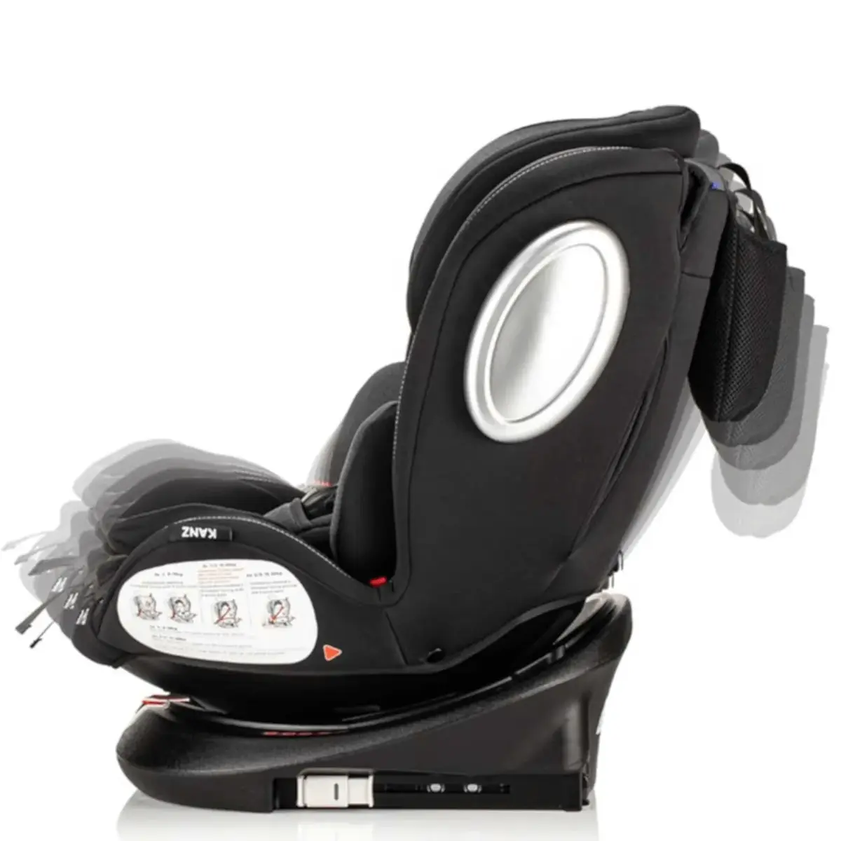 Kanz Go-Fix Oto Koltuğu 0-36 kg Siyah