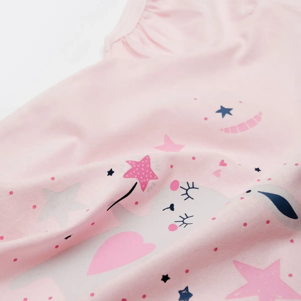 Bibaby 2li Takım Şortlu Cute Magic Bunny Pembe