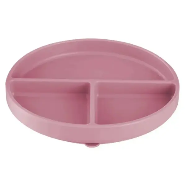 BM Care Porsiyon Vakumlu Mama Tabağı-Pembe